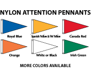 Nylon Attention Pennants