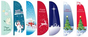 Holiday Feather Flag 12 ft